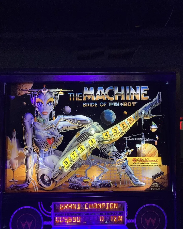 Bride of Pin*Bot pinball machine